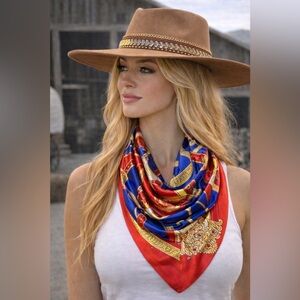 The queen that you are satin/poly style scarf 35” by 35”